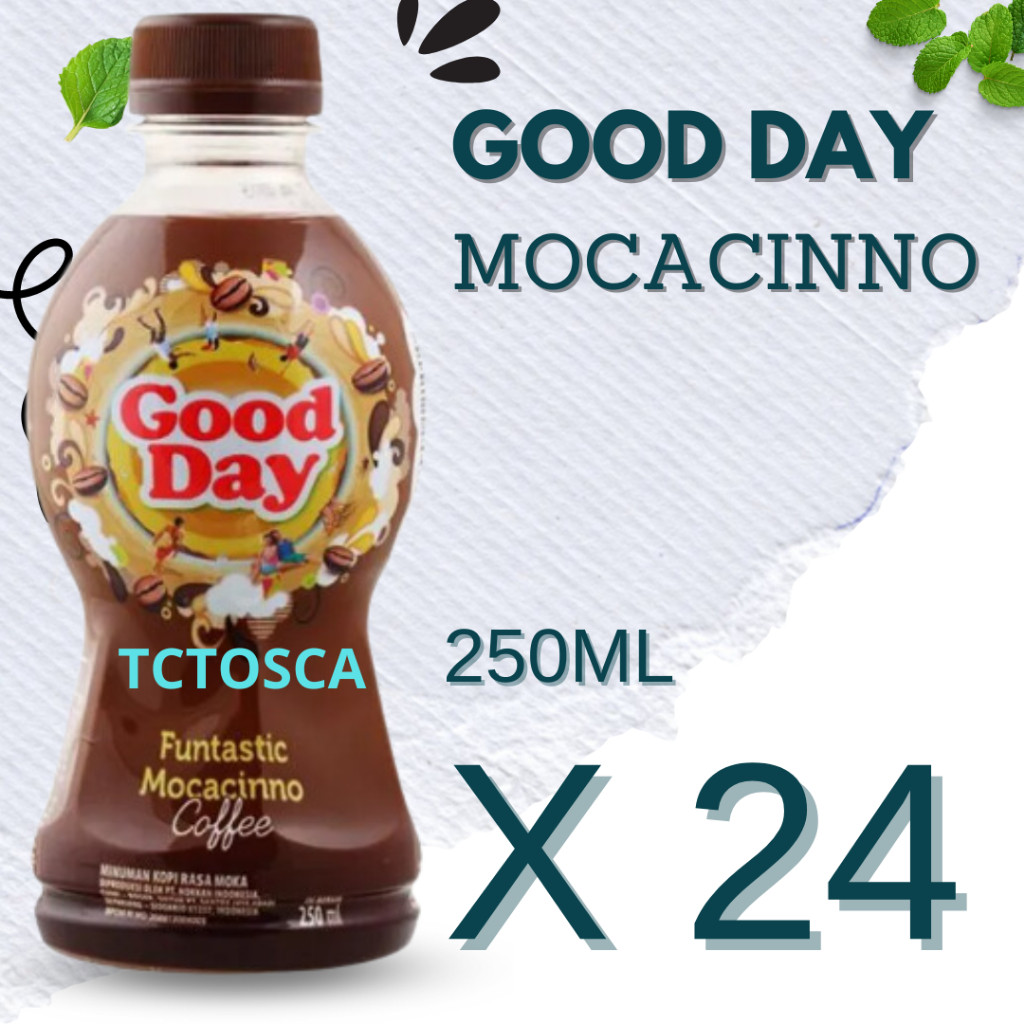 Good Day Mocacino Coffe Botol 250mL 1 Dus Isi 24 Botol