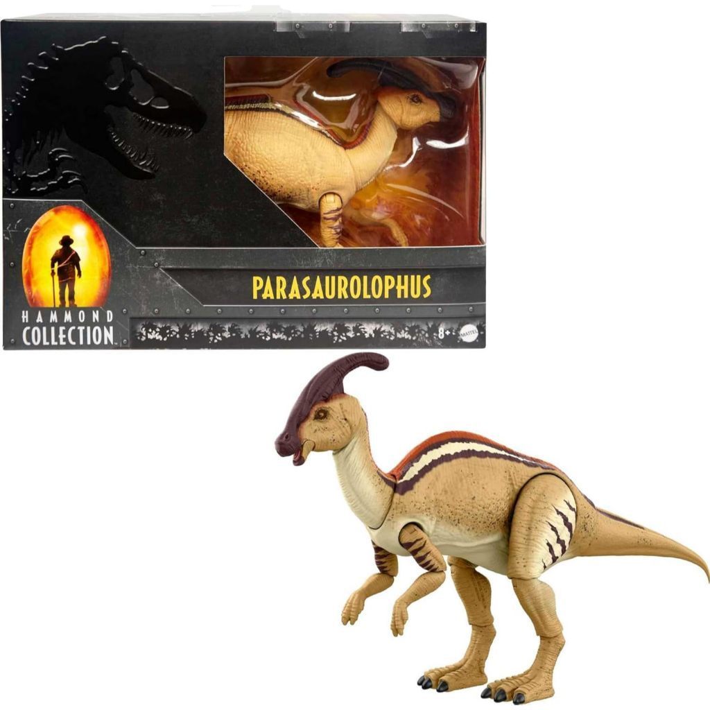 Mattel Jurassic World The Lost World Hammond Collection Dinosaur Action Figure, Parasaurolophus Dino