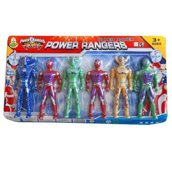 Mainan figure robot power ranger