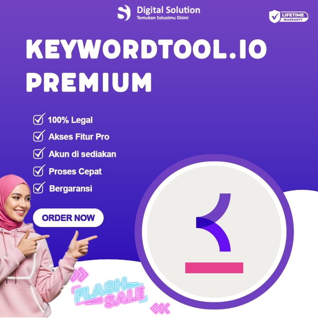 Keywordtool.io Premium 1 Bulan Resmi Proses Cepat Full Garansi