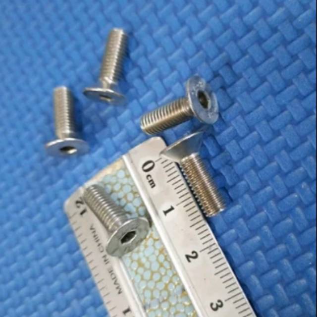 Baut L payung 5x15mm stainless