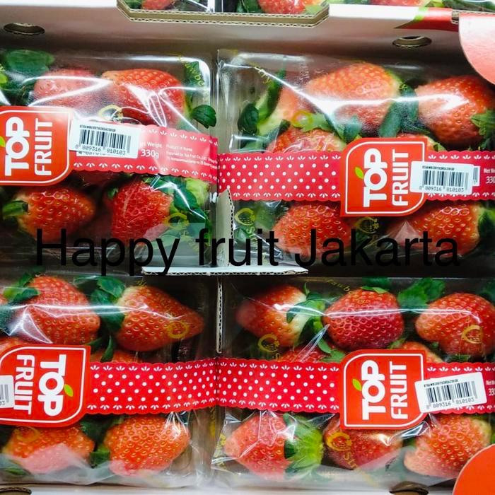 Strawberry korea manis | Strawberry manis korea fresh pack 330gr