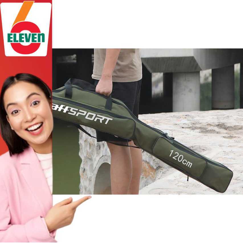 6ELEVEN - TaffSPORT Tas Pancing Joran Portable Fishing Bag - 1680D