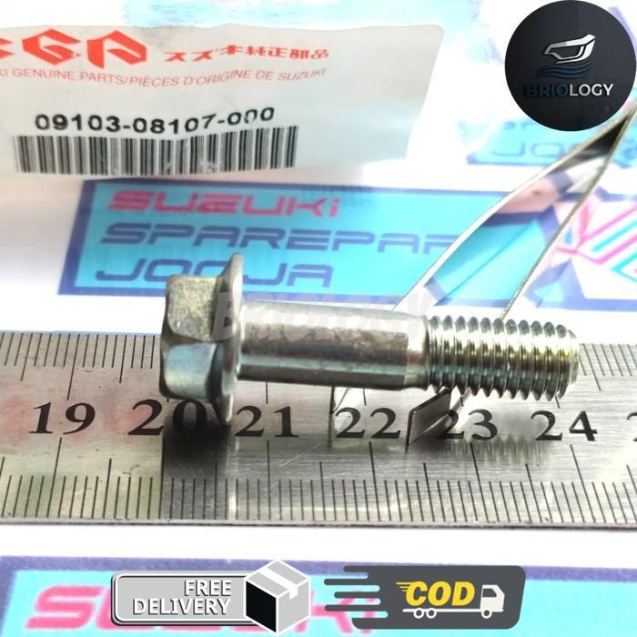 BRIOLOGI - 09103-08107-000 Baut Braket Kaliper Cakram Suzuki Skywave 125 Ori