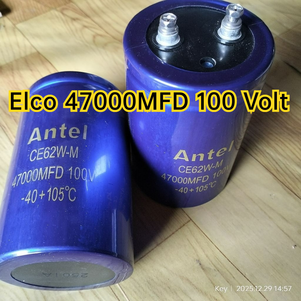 Kapasitor Elko 47000 uF 100 Volt Capasitor Elco 47000MFD 100V Antel