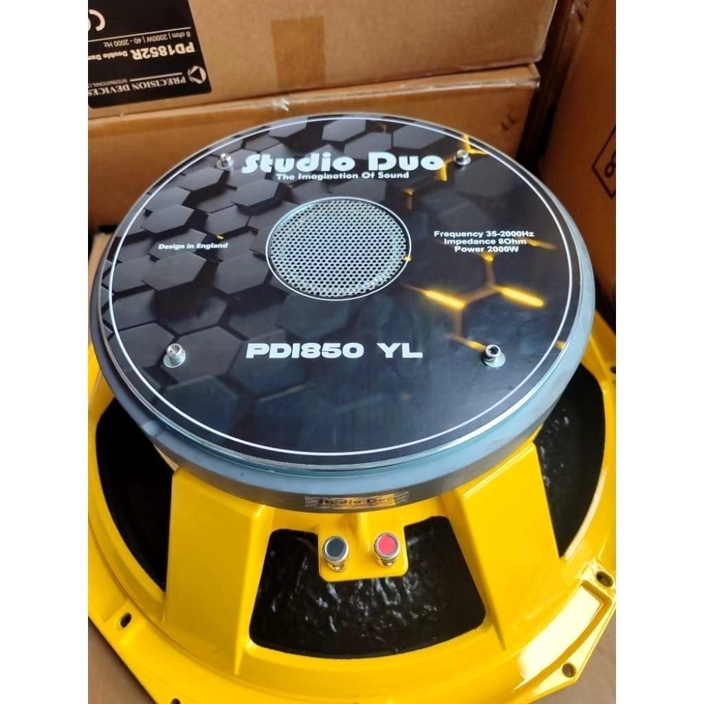 Speaker Komponen 18 inch PD 1850YL | Voice Coil 5 Inch | 2000 Watt | Subwoofer