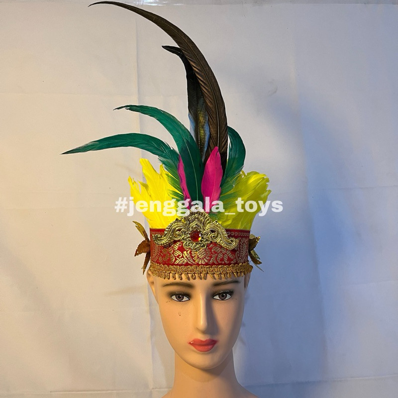 Aksesoris Kepala Bulu Ayam Bando Bulu Ayam Bandana Aksesoris karnaval TRENDING 