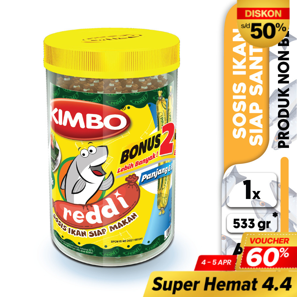 KIMBO REDDI SOSIS IKAN RASA OTAK-OTAK TOPLES