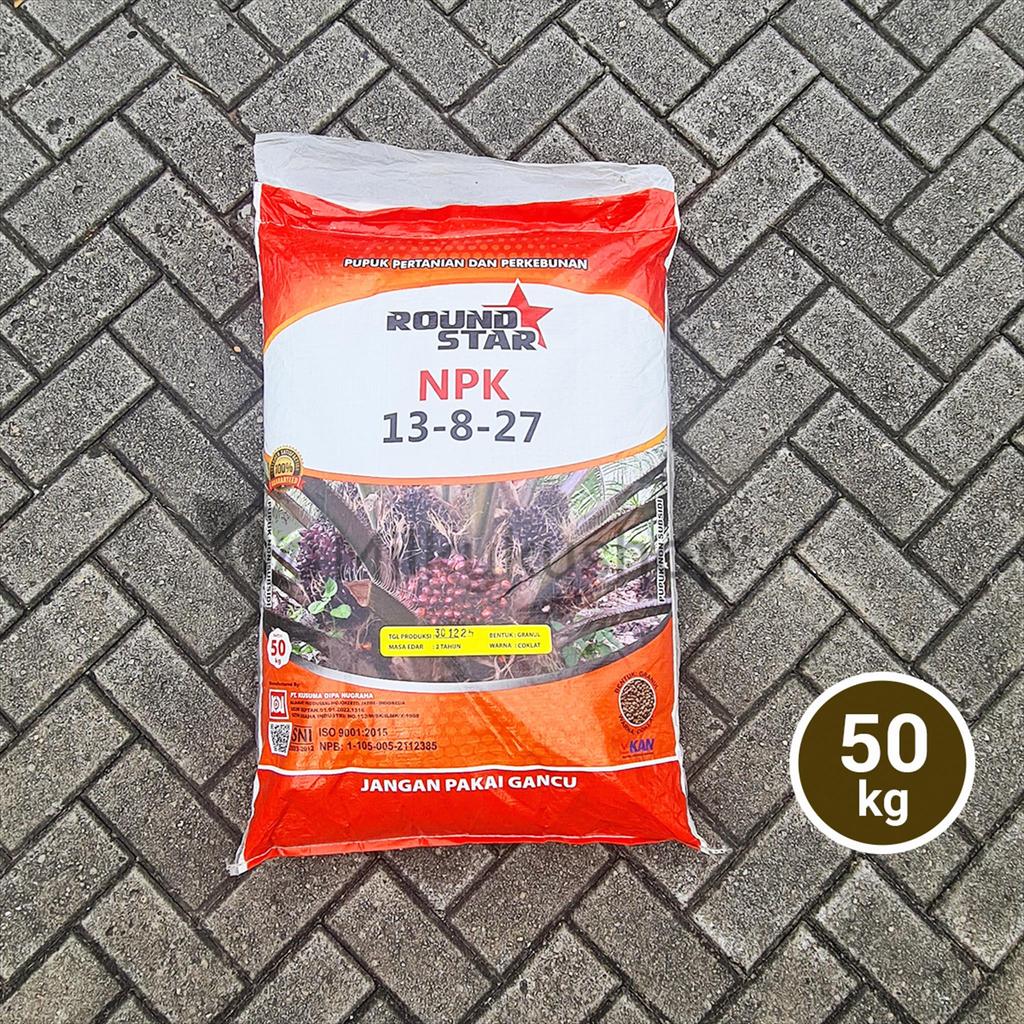 PUPUK ROUND STAR NPK 13 8 27 BERAT 50 KG KP VIA CARGO