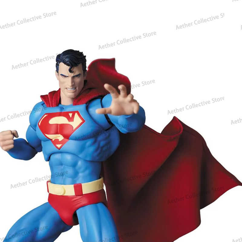 16cm CT Toys Superman MAFEX 117 1/12 DC Superman Hush Figure Anime Action Figure Ornament PVC Statue