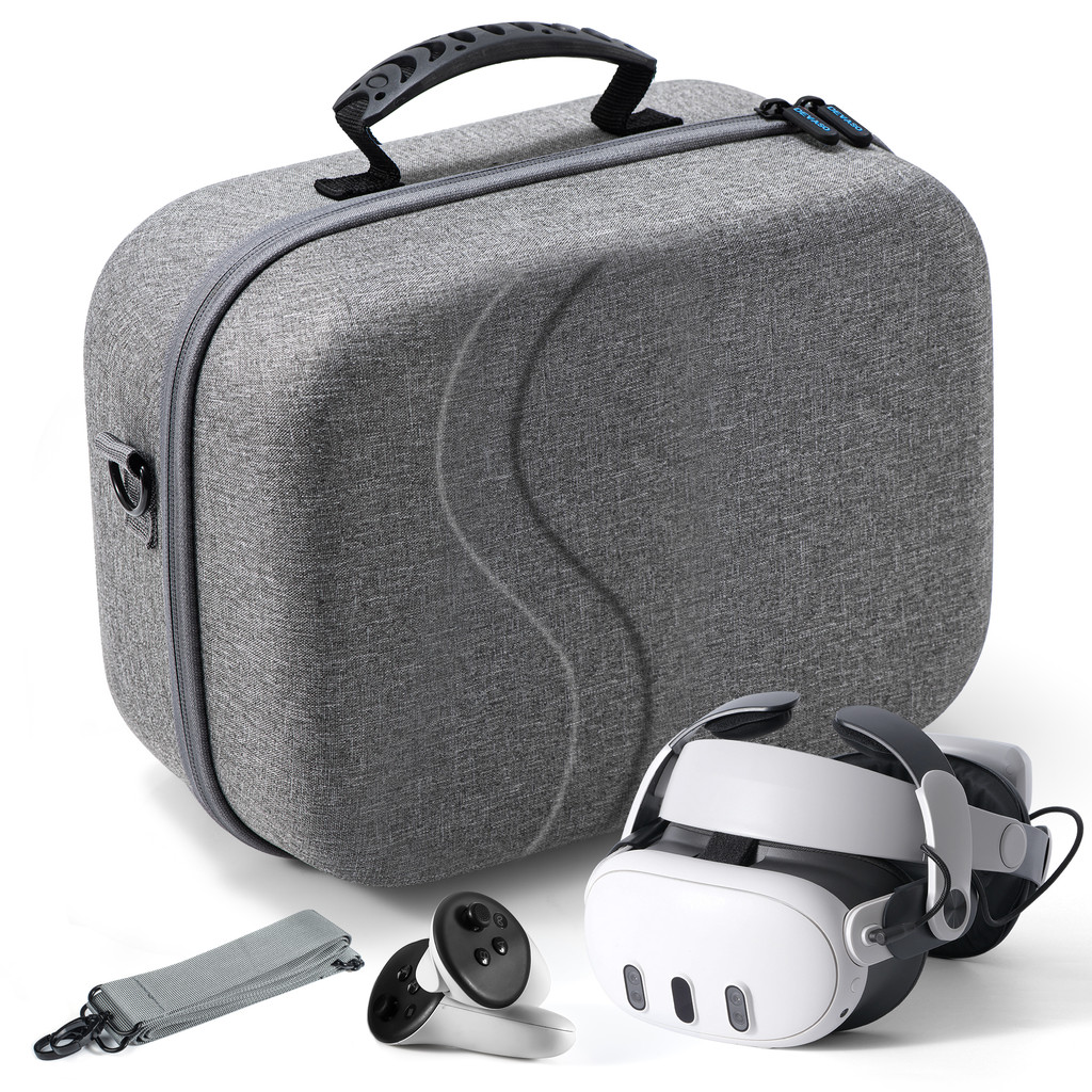 Carrying Case for Meta Quest 3,Compatible with Kiwi Design for BOBOVR M3 Battery Head Strap Case Pro