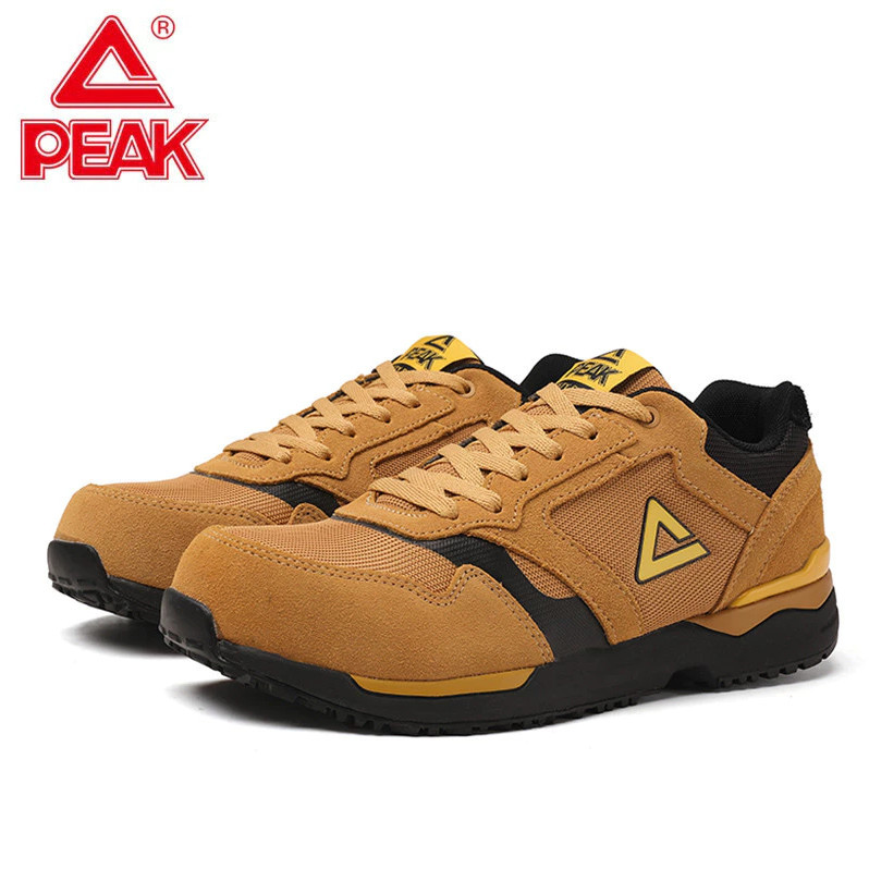 Safety shoes PEAK LR72218 Coffe Brown Sepatu safety Sneakers sporty Casual Sepatu Kerja Pria dan Wan
