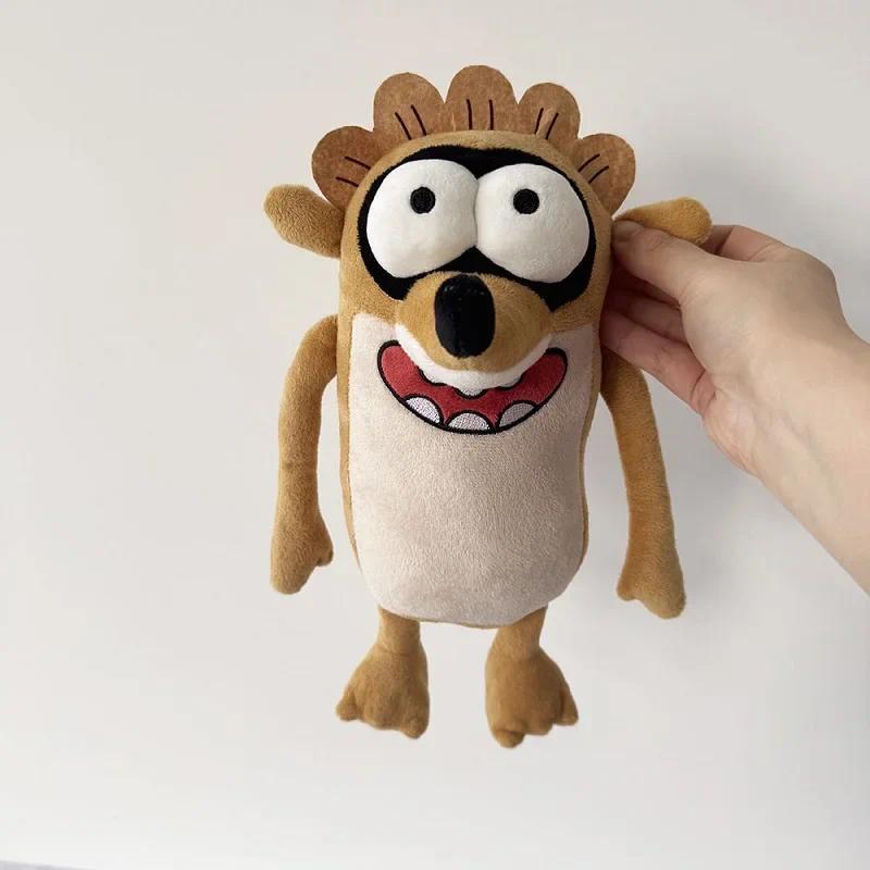 25cm New Regulars Show Plush Cute Rigby Raccoon Stuffed Pillow Doll Cartoon Monster Raccoon Doll For