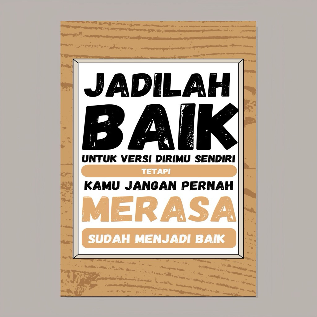 Wall dekor Hiasan Dinding Motivasi 20x30cm Pajangan Dinding Motivasi Sekolah Hiasan Dinding Kantor K