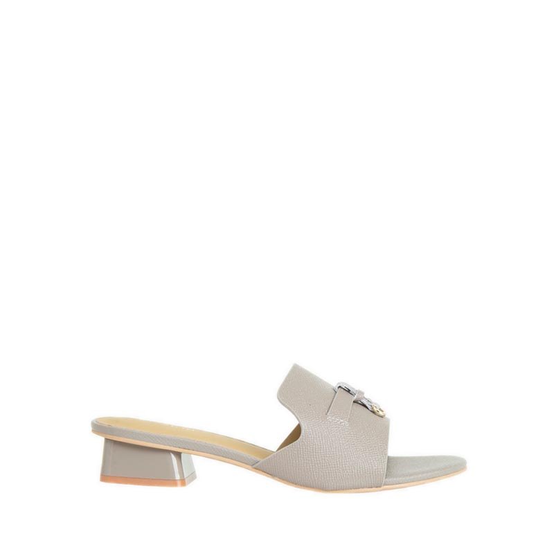 Pazzion Women's 636-88 Flat Sandals - Grey