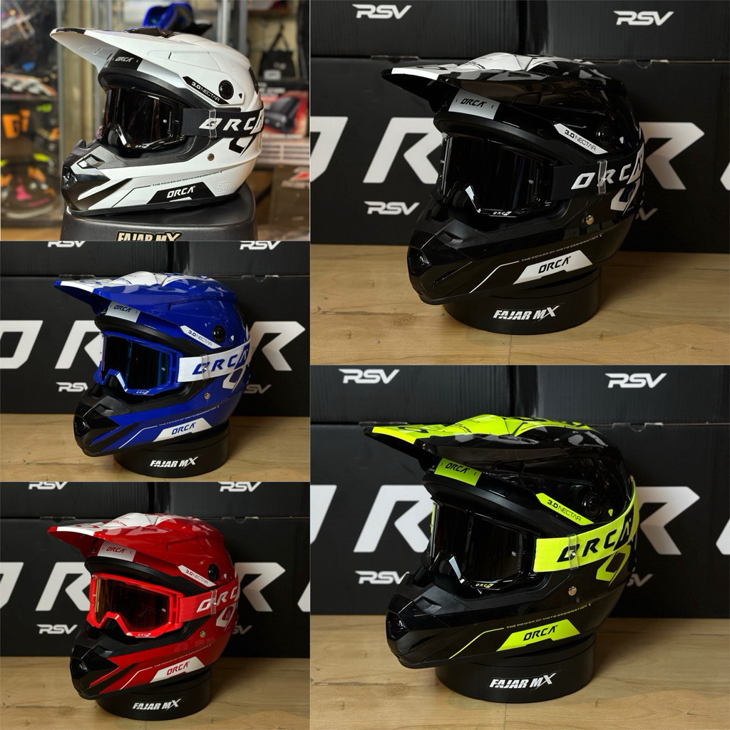 HELM ORCA NECTAR 3.0 PLUS GOGGLE ORCA AEROVIEW BUNDLING PROMO