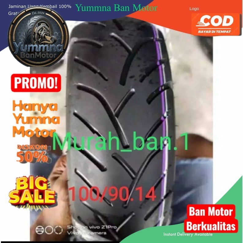 Ban tubles irc motor matic vario lexi pcx 100/90 ring 14 original tubles dan tebal