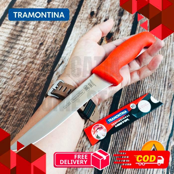 Pisau Boning Knife Seset Daging Tramontina Brazil 5" Orginal 24602/075 - Tanpa sarung -alca