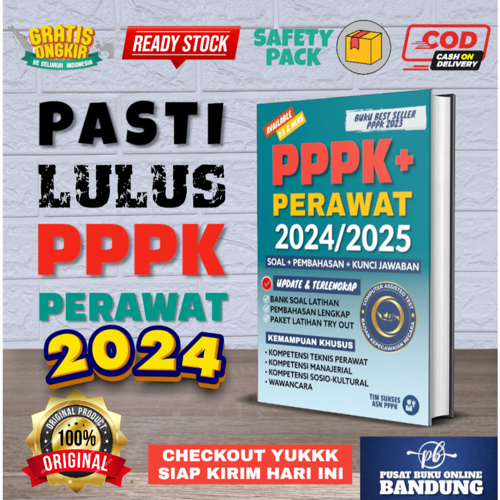Promo Murah BUKU PPPK PERAWAT 2025 / 2026 LULUS PPPK PERAWAT PPPK BIDAN PPPK TENAGA MEDIS TENAGA KES