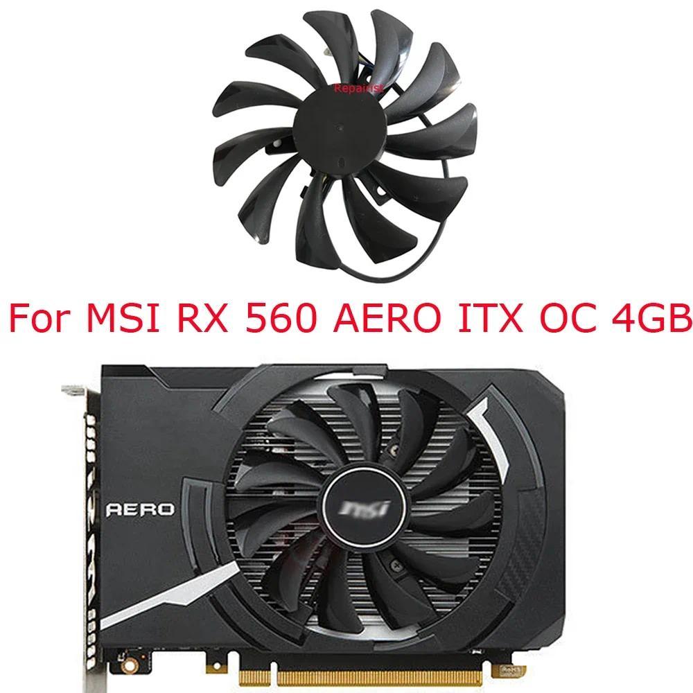 GPU Cooler,Graphics Card Fans,HA9010H12F-Z For MSI RX560 RX550 AERO ITX,HA5510H12SF-Z For MSI RX460 