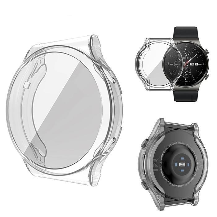BUMPER SOFT CASE CASING FULL COVER SCREEN HUAWEI WATCH GT 2 PRO - BLACK