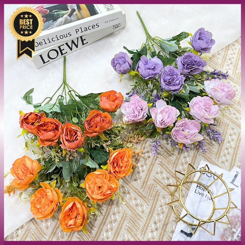 BUNGA PEONY PREMIUM/BUNGA PEONY/BUNGA ARTIFICIAL (KN-45)