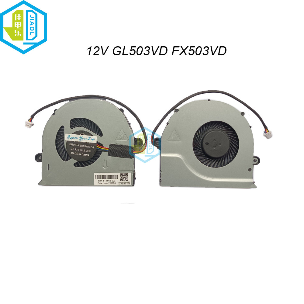 12V CPU Cooling Fans Laptop Raator Fan Cooler Fan For ASUS FX503VD GL503VD GL703VD ROG Strix GL503V 