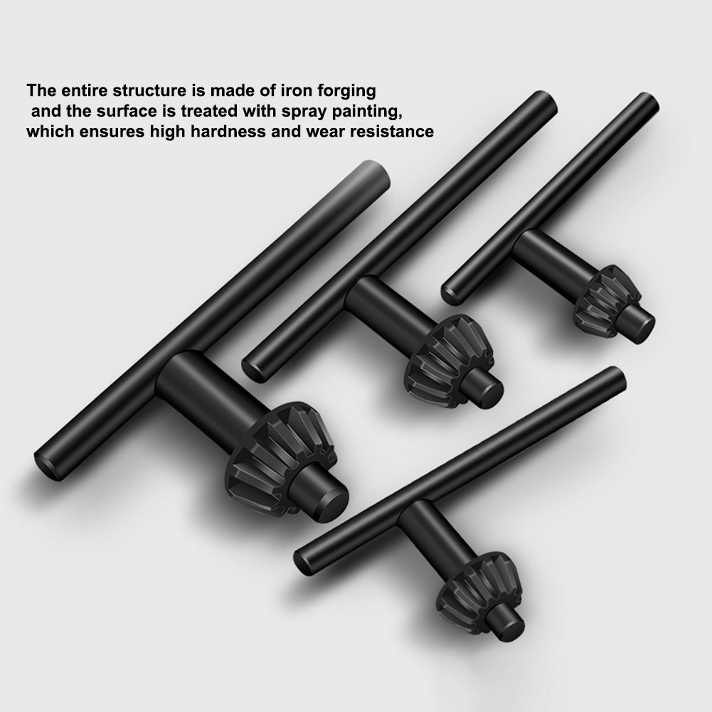 3PCS Chuck Wrench Set Drill Chuck Keys Electric Hand Drill Chuck Wrench Tool Drill Chuck Keys Lathe 