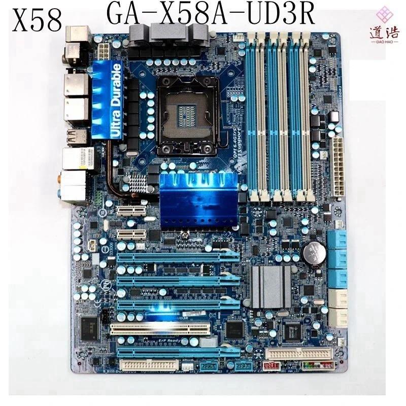 For GA-X58A-UD3R Motherboard 24GB USB 3.0 LGA 1366 DDR3 ATX X58 Mainboard 100% Tested Fully WorkMA