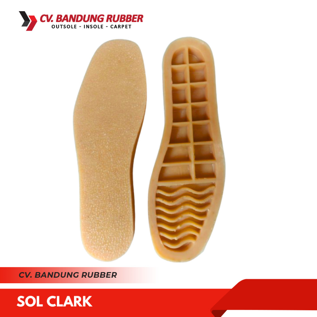 Outsole Sepatu Casual Clark Krem Gum Alas Walk Shoes Canvas Lentur
