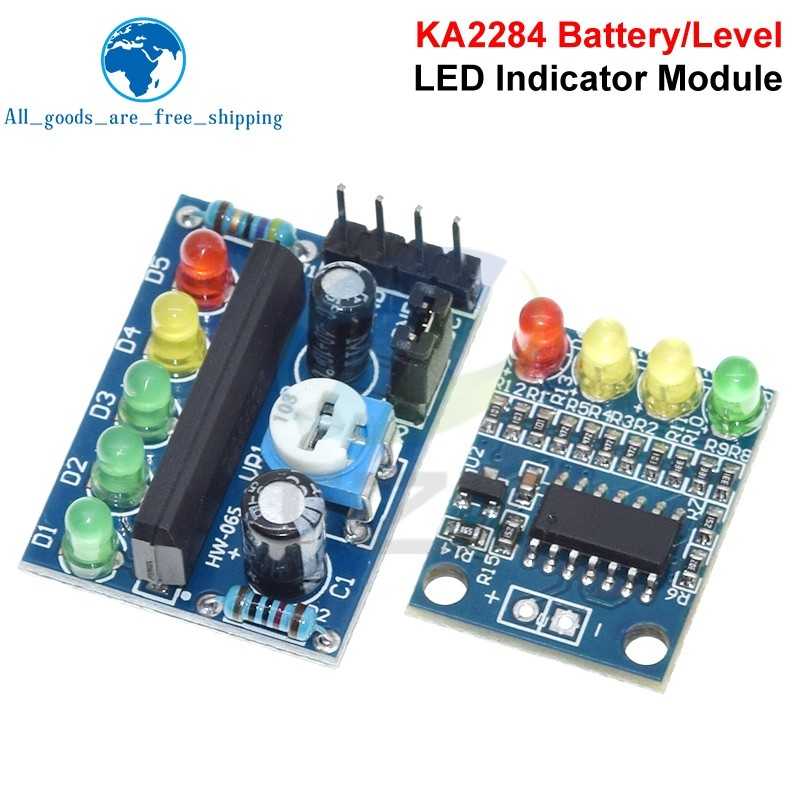DC 3.5V-16V KA2284 Power Auo Voltage Level Incator Battery Capacity Incator Red Green LED for Voltme