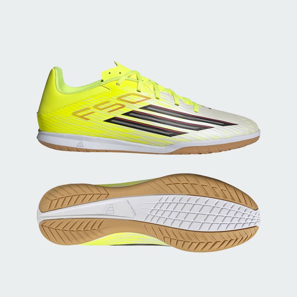 adidas Football F50 CLUB Indoor Football Shoes Unisex Yellow JR9049