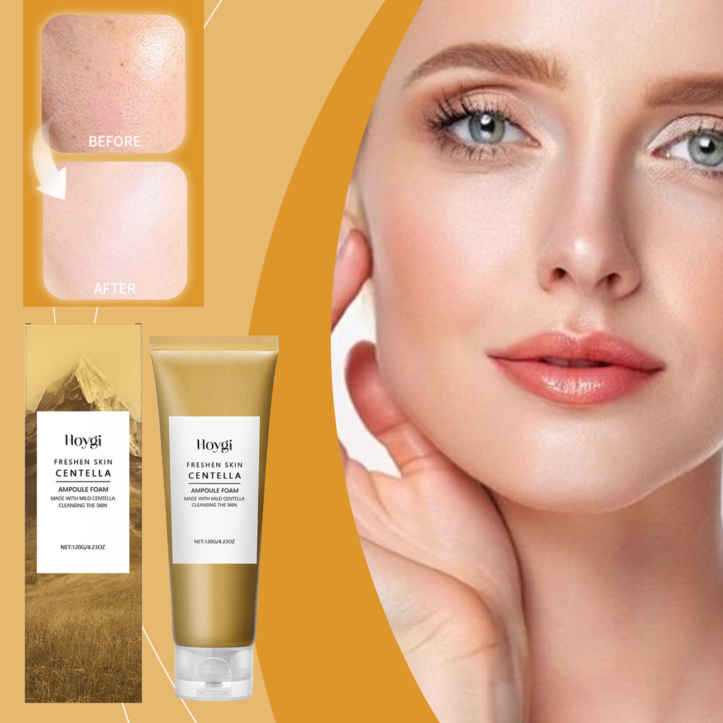 Hoygi 120g Madagascar Centella Cica Ampoule Foam Sabun Cuci Wajah Face Facial Wash Cleanser Membersi