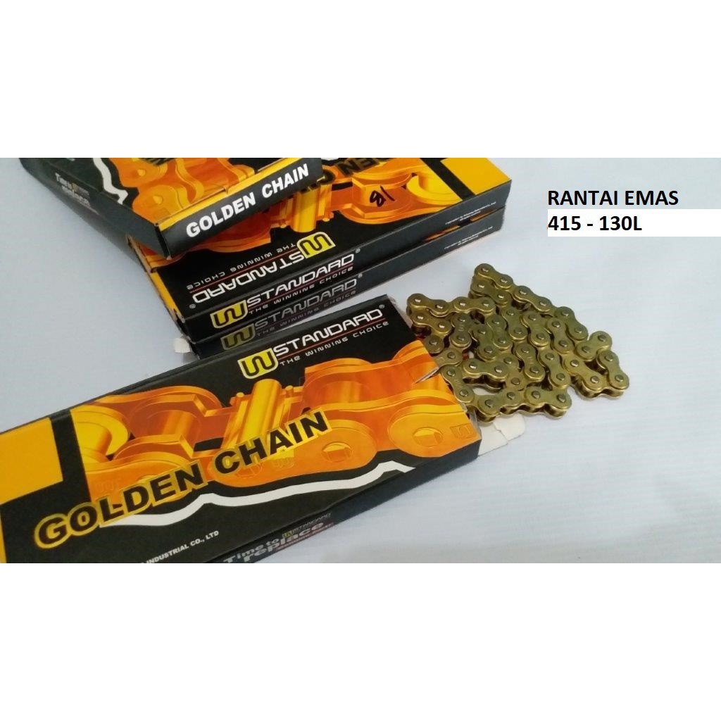 RANTAI 415 - 130 L WARNA EMAS MERK WSTANDARD