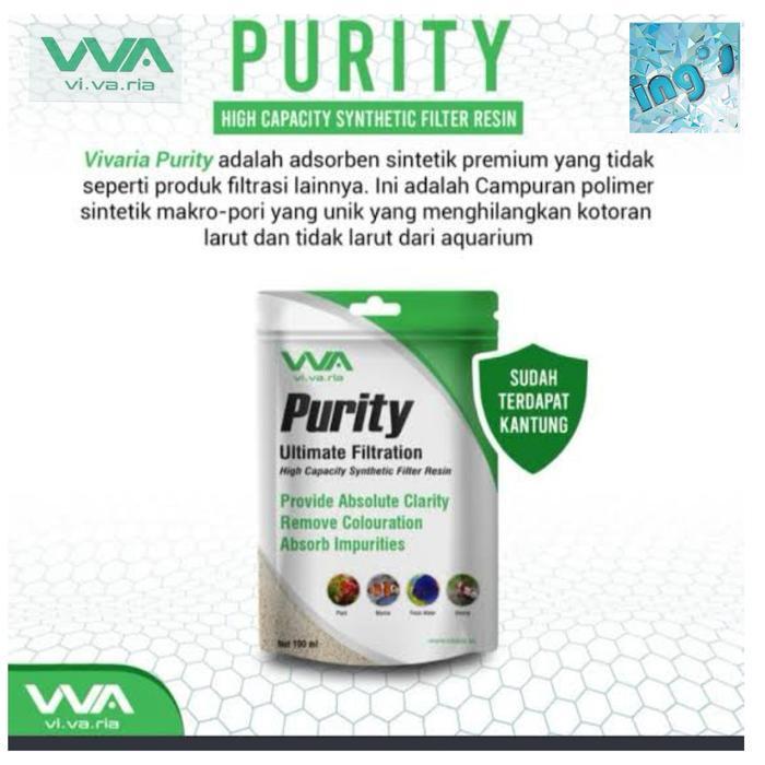 Hot Produk Vivaria Purity 100ml (Berikut Bag) untuk Menjernihkan Air Aquarium  Terbaik dan Terlaris