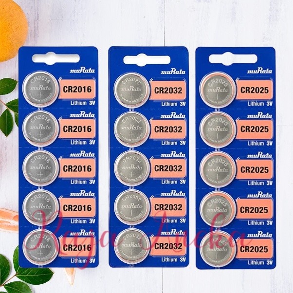 BATRE BATTERY MURATA CR2032 CR 2032 CR 2025 CR 2016 3V ORIGINAL ASLI JAPAN SONY 3 VOLT