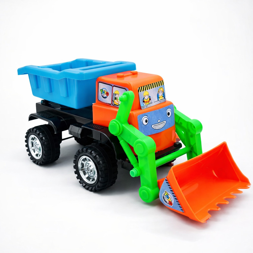 VINCLUX MAINAN MOBIL TRUK PASIR + BULDOZER / TRUK BANK BESAR