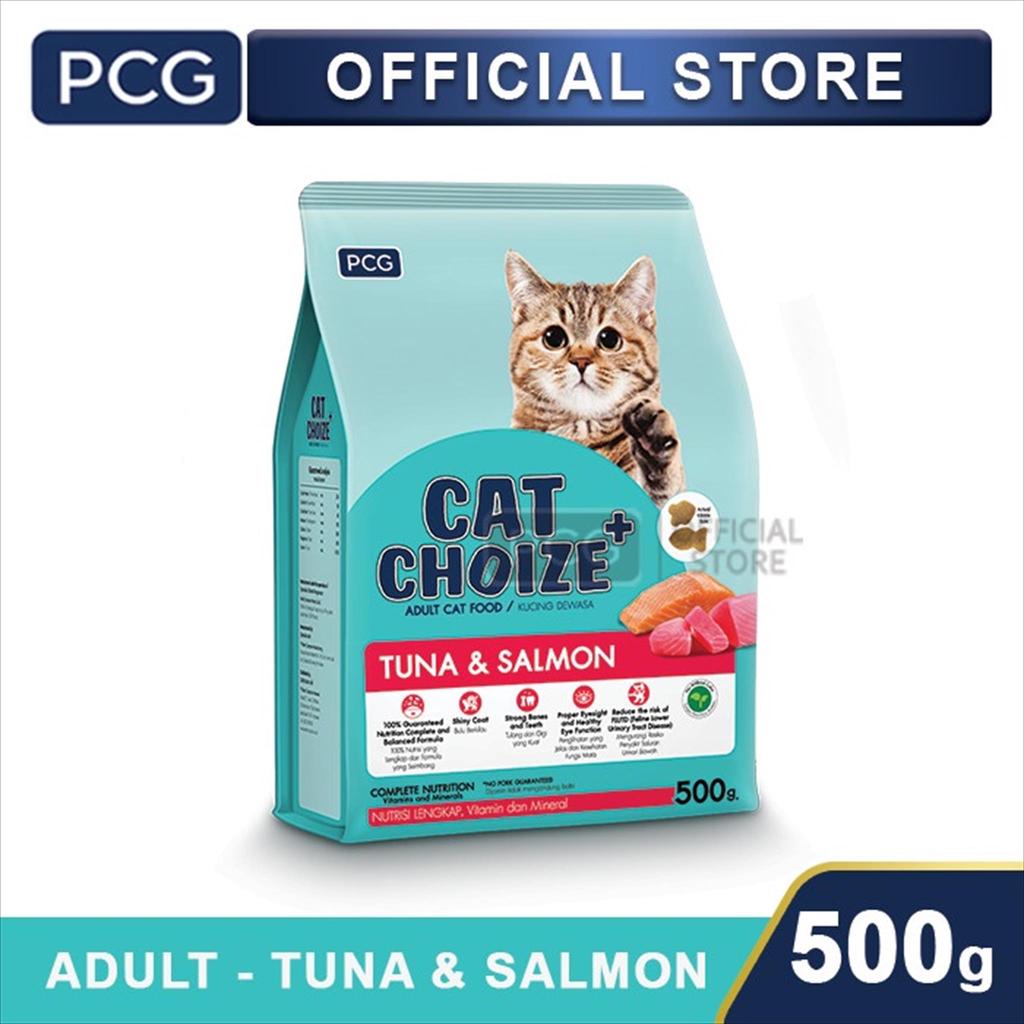 Cat Choize Plus Dry Cat Food Adult Tuna and Salmon Flavor 500 Gr