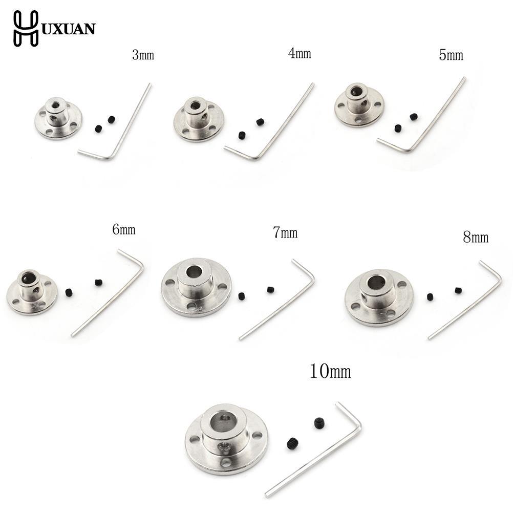 3/4/5/6/7/8/10mm R11 Rigid Flange Coupling Iron Motor Guide Shaft Coupler Motor Connector Set Power 