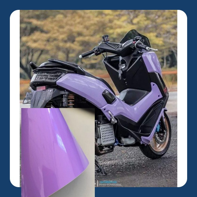 PROMO Sticker Skotlet Motor Warna Ungu Lilac Ungu Taro Scotlite Ungu Taro Lilac Sekotlet Warna Ungu