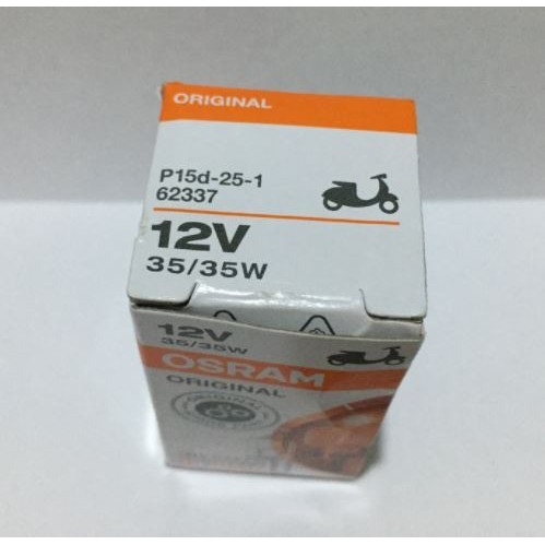 Bohlam Halogen OSRAM 62337 Motor Bekek Matic M5 K1 35/35W