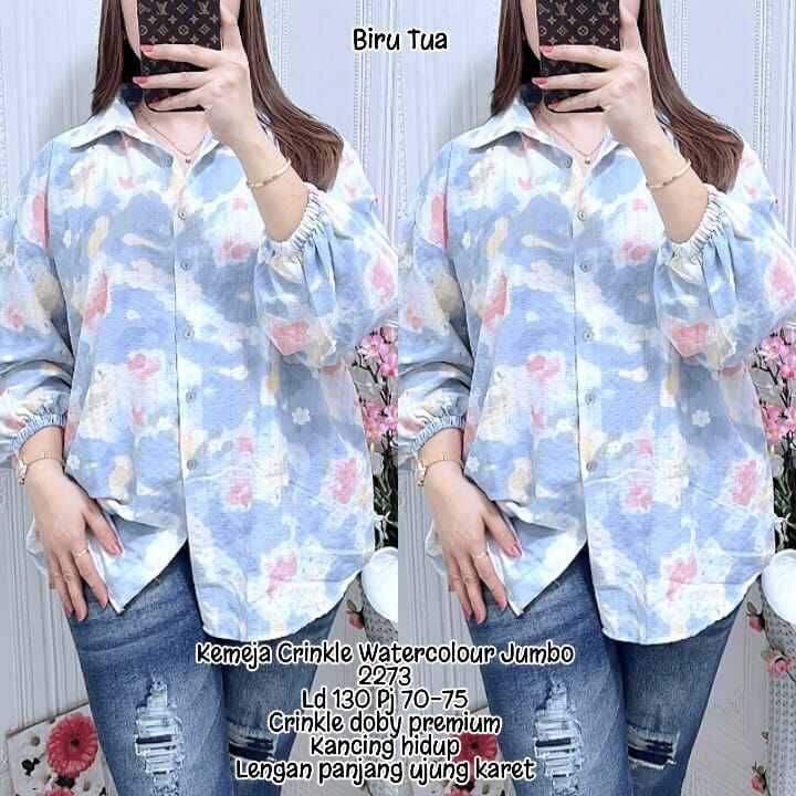 Kameja Crinkle Import Premium