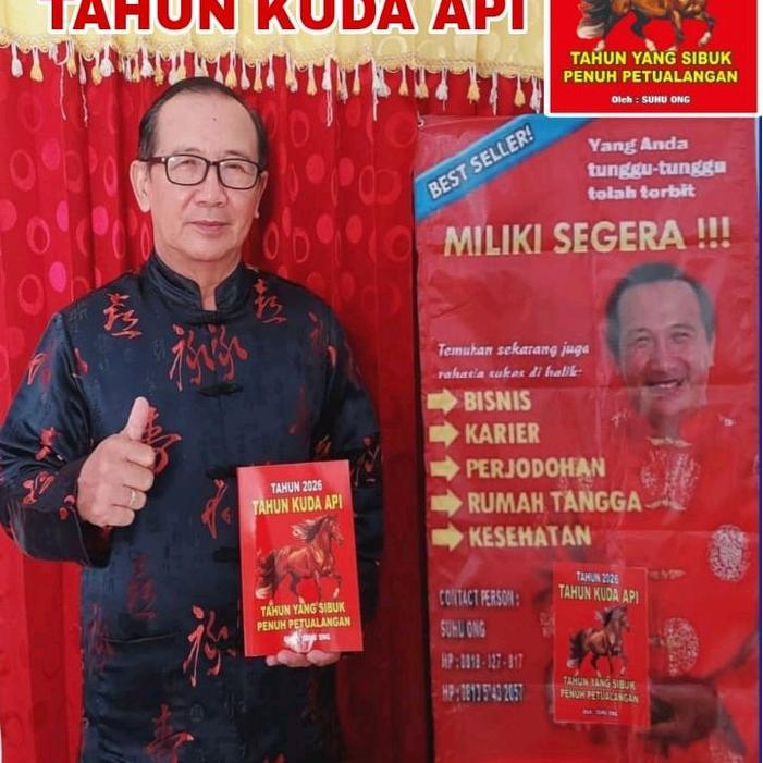 MUMPUNG PROMO Buku Tjap Ji Shio Kuda Api 2026 Karya Suhu Ong | Buku Ramalan | Buku Shio TERLARIS