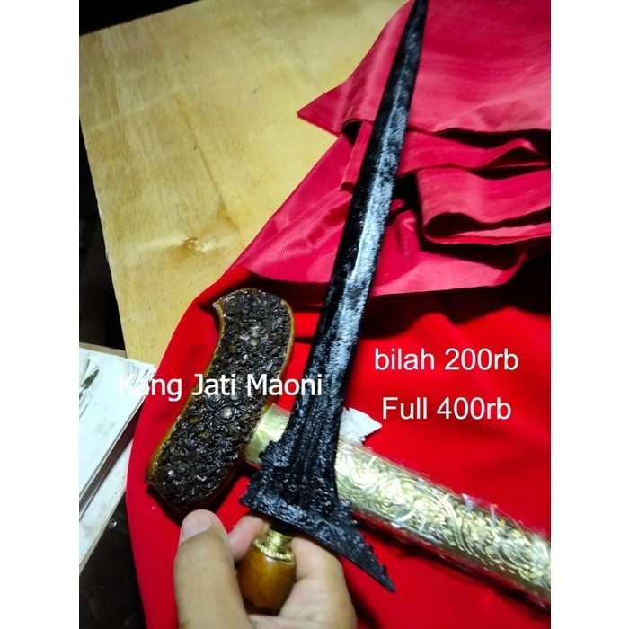 keris sempaner keleng sepuh  pb X wilahan aja bk megantara sengkelat l KJM34122 bj1 p60