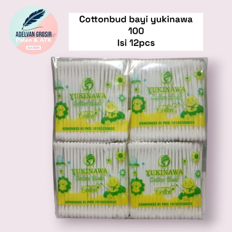 COTTON BUD Yukinawa bayi 100 isi 12pcs