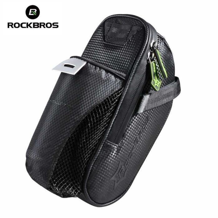 Rockbros Tas Sepeda Microfiber Waterproof dengan Holder Botol Minum - Tanpa Botol