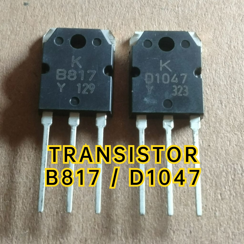 Satu Set Transistor K B817 D1047 Original Kualitas Bagus