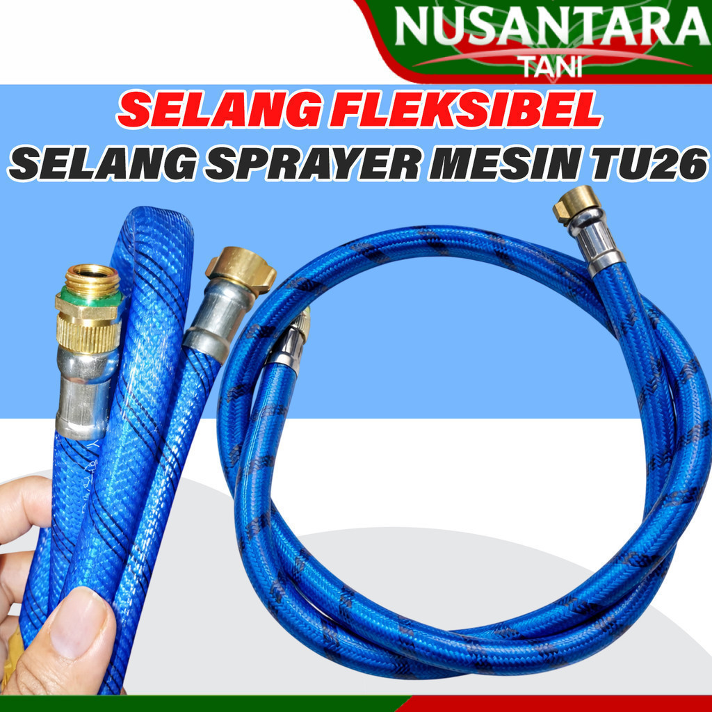 ORIGINAL HIU - Hose 1.2m TU26 / selang air mesin TU26