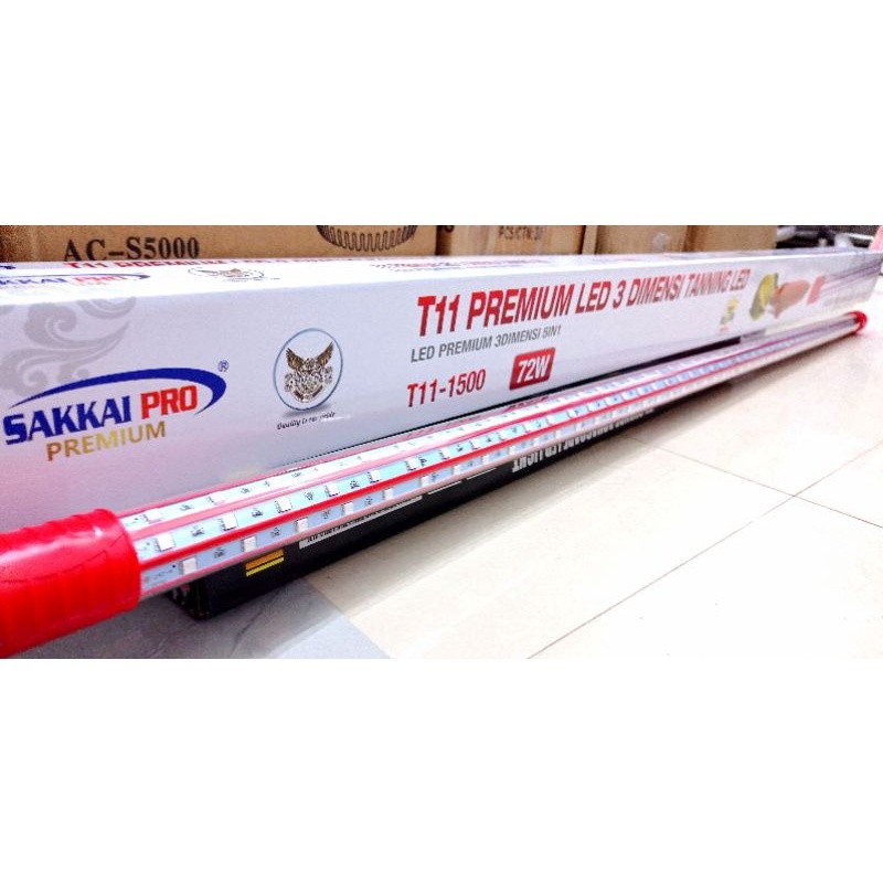 Lampu  Aquarium Tanning LED SAKKAI PRO 3Dimensi T11 1500