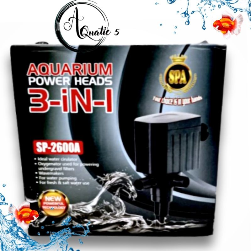 Promo murah Pompa kolam Aquarium hidroponik SPA SP 2600A